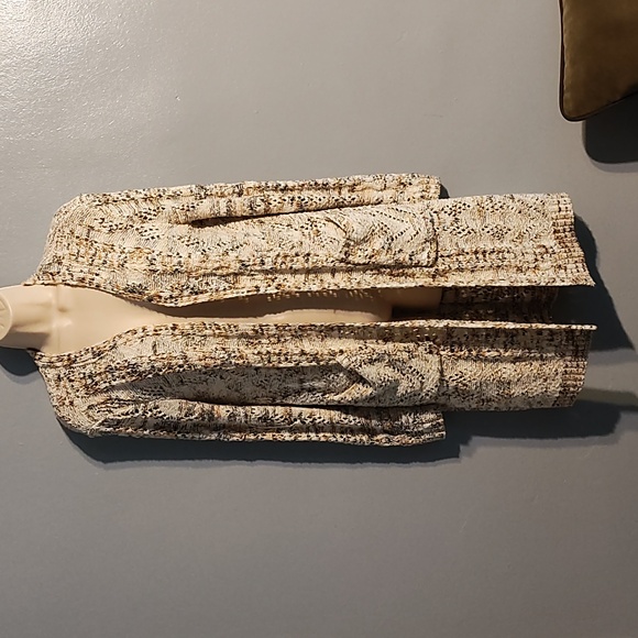 Knox Rose open front cardigan knit sweater over sized small with 2 front pockets - Picture 6 of 17